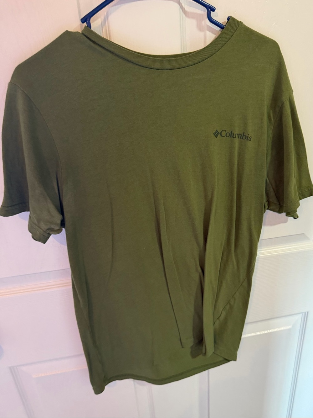 Columbia Olive Green Short Sleeve Crew Neck Tee
